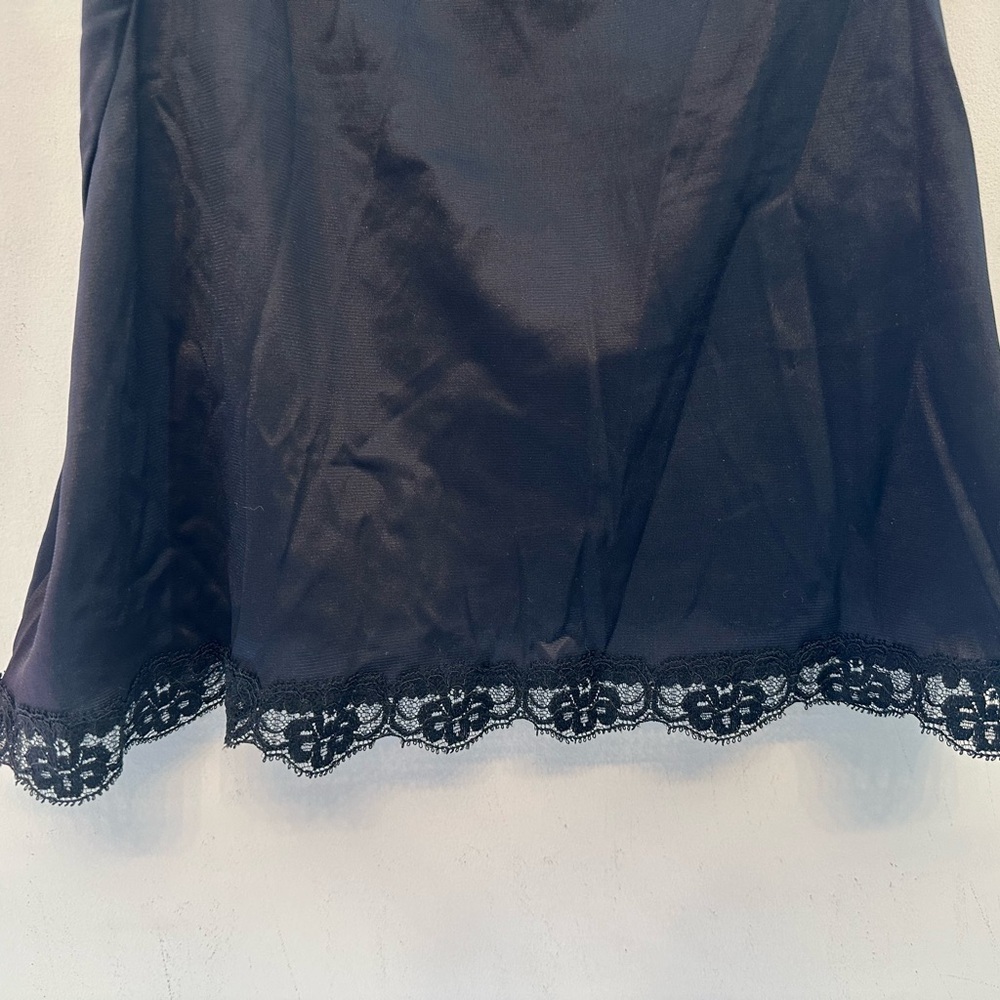 Vintage 70’s/80’s Sears Brand Black Lace Chemise Size 36 (s/m) - Picture 5 of 7